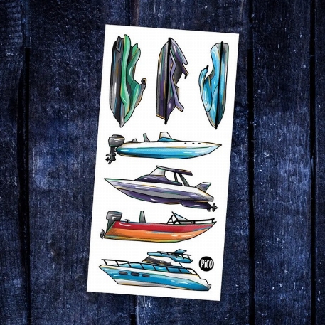 Tatouages temporaires - Bateaux | PiCO
