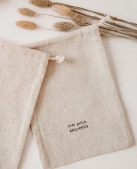 Pochette souvenirs de lin – Mes petits souvenirs | Rainbows and Lollipops