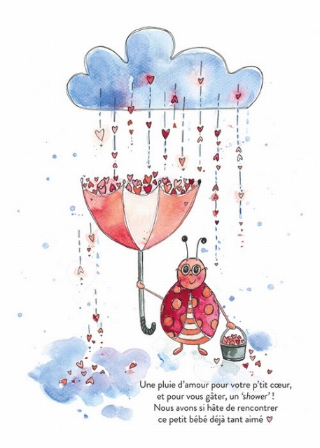 Carte de souhait - Raphaëlle 1 | Stéphanie Renière Shower