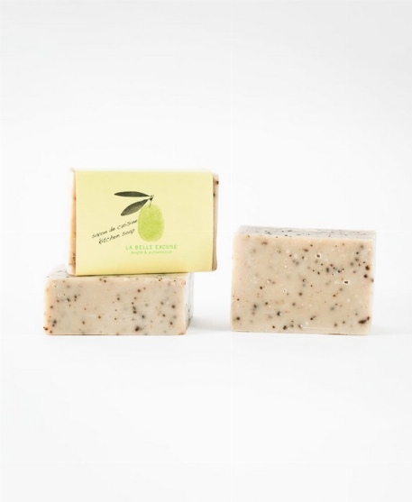 Savon de cuisine (romarin-citron-café) | LA BELLE EXCUSE *choix de formats
