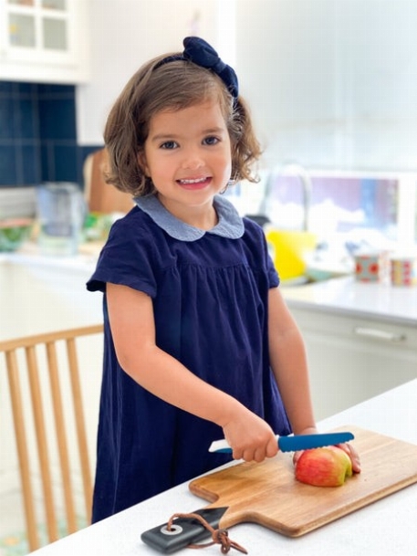 Couteau sécuritaire pour enfant - Blue | KiddiKutter