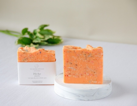 Savon en barre - Pêche | Savonnerie Poussière D'Étoile