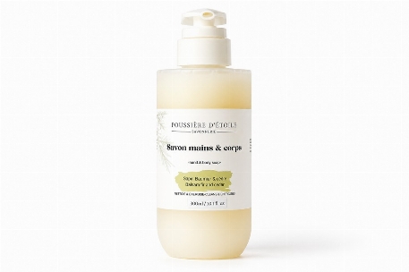 Savon liquide mains et corps - Sapin baumier et cèdre - 300ml | Savonnerie Poussière d'Étoile