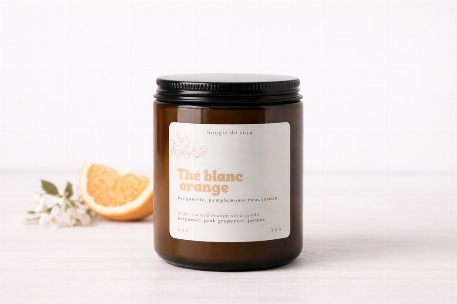 Chandelle - Thé blanc orange | Savonnerie Poussière D'Étoile