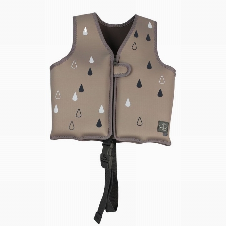 Veste de natation évolutive en néoprène Näj - Sand | Bblüv
