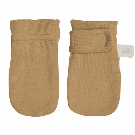 Mitaines anti-égratignures en bambou - Miel | Perlimpinpin