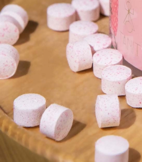 Dentifrice en pastilles - Recharge compostable - Fraise / 62 comprimés | TANIT