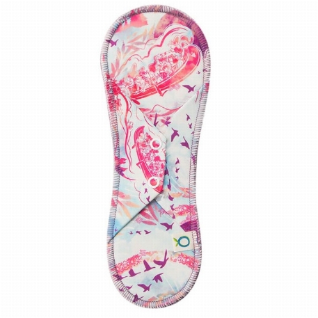 Serviette hygiénique lavable - Régulière - Teint -  Chasse Galerie | Öko Créations