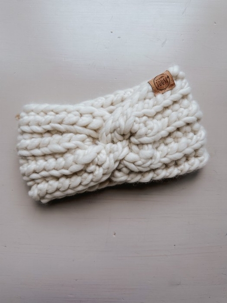 Bandeau de laine torsadé - Coton | Les Petits Tousi