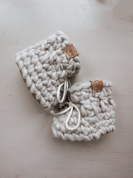 Pantoufles classiques minis - Coconut | Les Petits Tousi