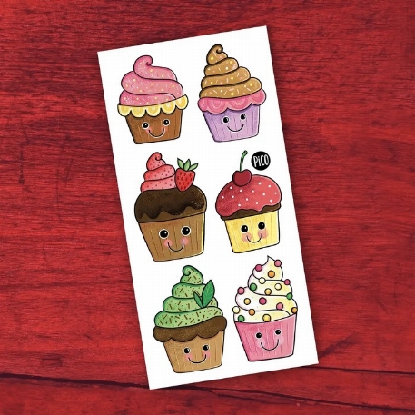 Tatouages temporaires - Petits gâteaux | PiCO