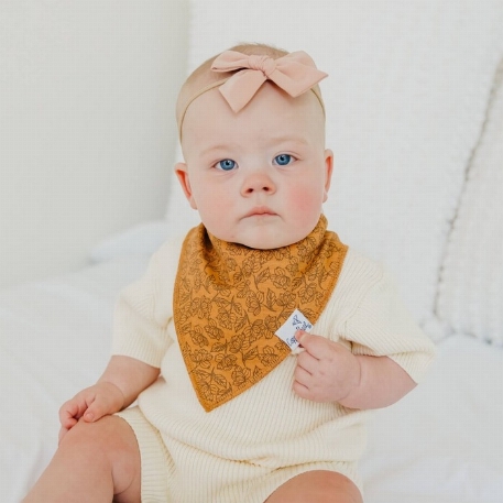 Bavoirs Bandanas - Eden | Copper Pearl