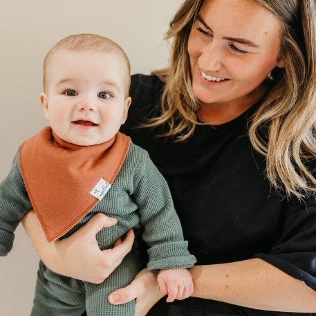 Bavoirs Bandanas - Dune | Copper Pearl
