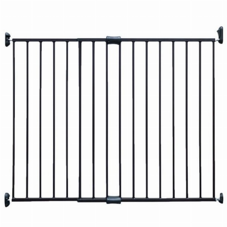 Barrière extensible en métal - Noir | Finn & Winston