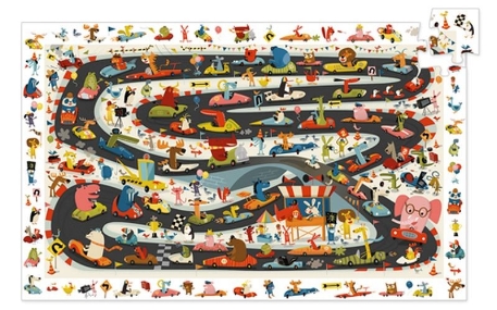 Puzzle observation - Rallye automobile - 54 pcs | Djeco
