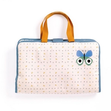 Pomea - Sac à langer Blue Fly | Djeco