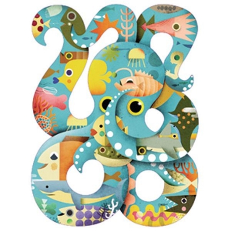 Puzz'art - Octopus - 350 pcs | Djeco
