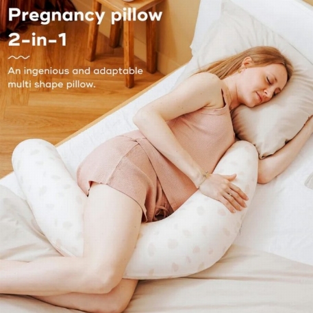 Oreiller de maternité et d'allaitement 2 en 1 B.Love  - Petal - Off White | Babymoov