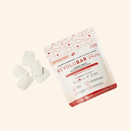 Pastilles de détergent pour culottes menstruelles - Revolubar | Mme L'Ovary