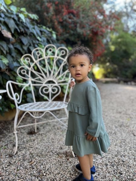 Robe Imogen - Vert Sauge | Ettie & H