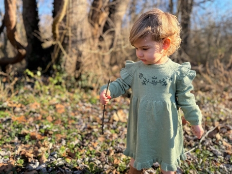 Robe Ysella - Vert Sauge | Ettie & H