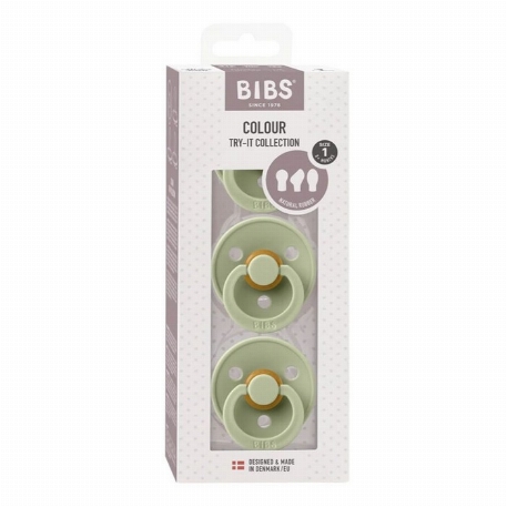 Suces 0-6 mois - Try it collection - Ensemble de 3 -  Sage | Bibs