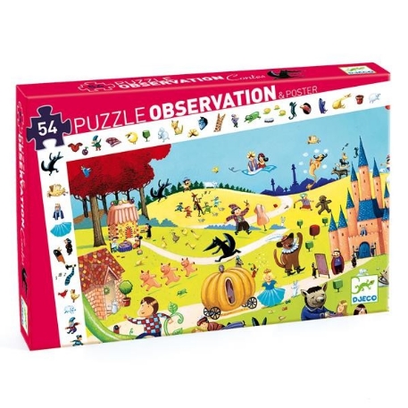 Puzzle observation - Contes - 54 pcs | Djeco