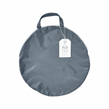 Tente de jeu castle en tissu recyclé - Bleu | 3 Sprouts