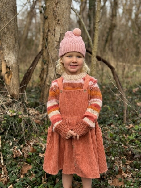Robe salopette Autumn - Dusty Peach | Vignette