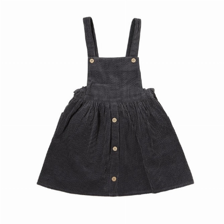 Robe salopette Autumn - Charcoal Blue| Vignette