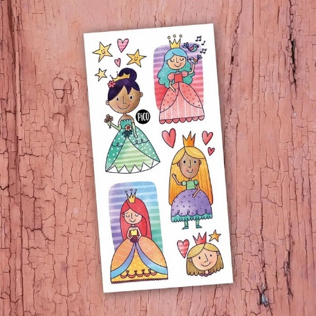 Tatouages temporaires - Mademoiselle la princesse et ses amies | PiCO
