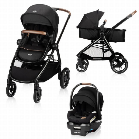 Système de voyage Zelia Luxe - Balsalt black | Maxi Cosi