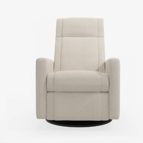 Fauteuil motorisé berçant pivotant et inclinable avec appui pied intégré Nelly - Beyond Sheep Cream | Jaymar