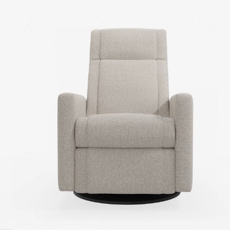 Fauteuil motorisé berçant pivotant et inclinable avec appui pied intégré Nelly - Beyond Sheep Vanilla | Jaymar