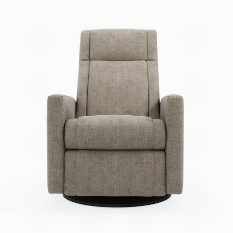Fauteuil motorisé berçant pivotant et inclinable avec appui pied intégré Nelly - Breather Driftwood | Jaymar