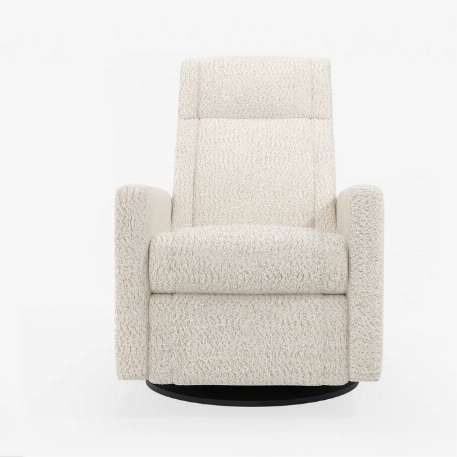 Fauteuil motorisé berçant pivotant et inclinable avec appui pied intégré Nelly - Puppy Pearl | Jaymar
