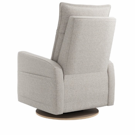 Fauteuil manuel rembourré berçant pivotant et inclinable avec coussins amovibles - Arya - Arlo Pearl | Jaymar