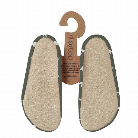 Chaussons - Dino Green | Slipstop