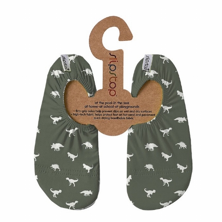 Chaussons - Dino Green | Slipstop