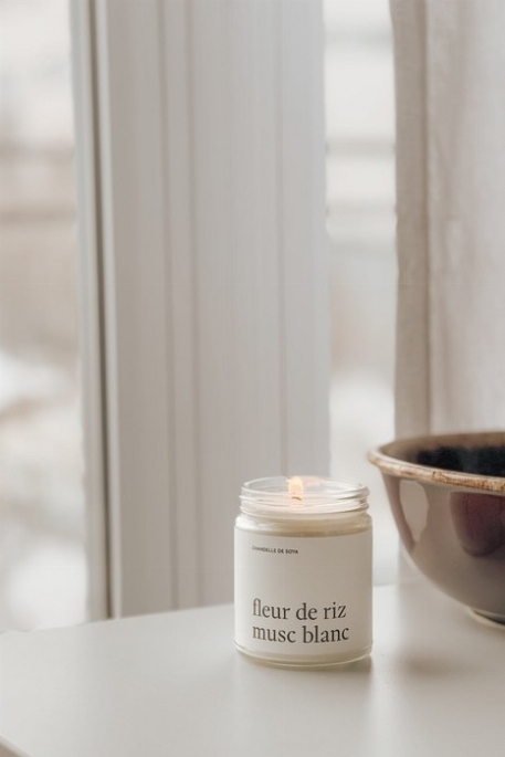 Chandelle - Fleur de riz musc blanc | Marée