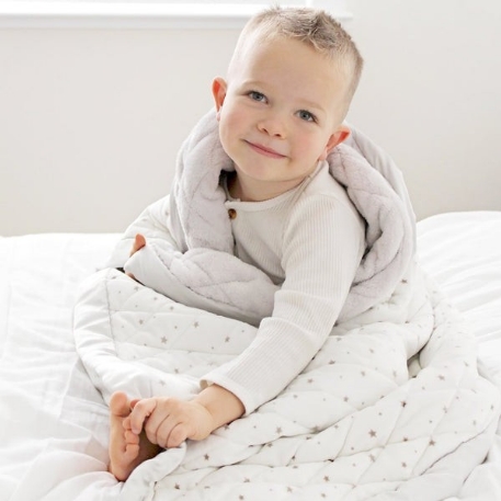 Couverture lestée - 3-8 ans - Gray stars | Dreamland Baby