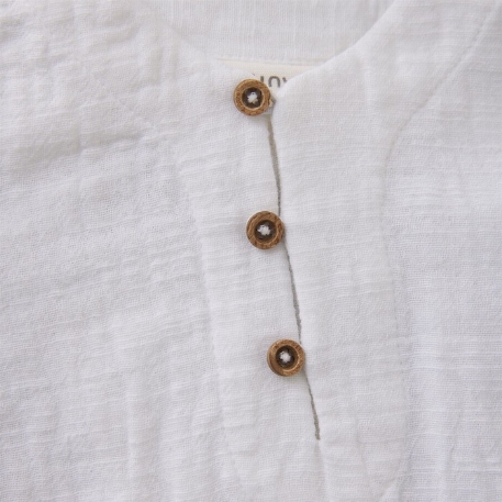 Chemise unie - Blanc | Minymo
