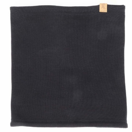 Cache-cou côtelé - Black | Calikids 18M-6A