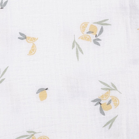 Sac de nuit en mousseline - Citrons | Perlimpinpin