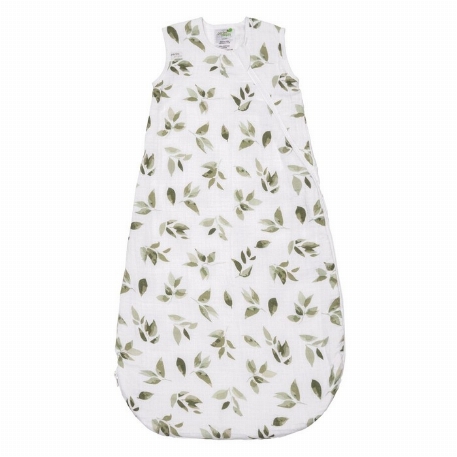 Sac de nuit en mousseline (0.7tog) - Feuilles | Perlimpinpin