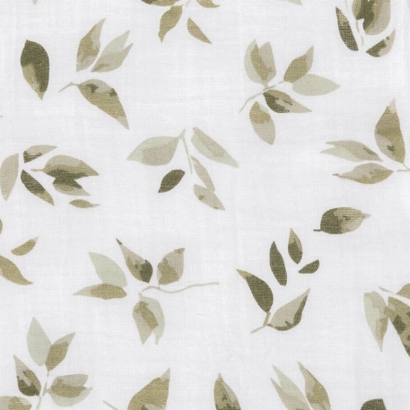 Sac de nuit en mousseline - Feuilles | Perlimpinpin
