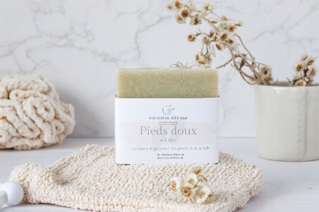 Savon en barre - Pieds Doux | Savonnerie Poussière D'Étoile