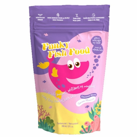 Sels de bain - Funky Fish Food - Ouaouaron Marron | Loot Toy