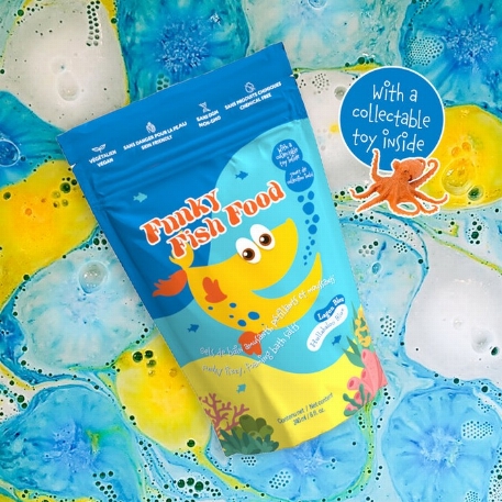 Sels de bain - Funky Fish Food - Lagon Bleu | Loot Toy