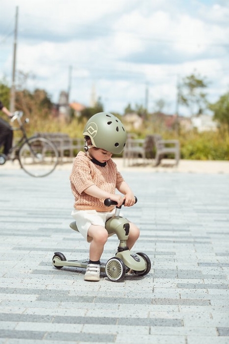 Trotinette 2 en 1 - Highwaykick 1 - Olive | Scoot & Ride